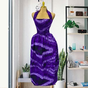 Smocked Halter Neck Dress