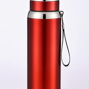 800ML Luxury Red Stainless Steel Thermal Bottle