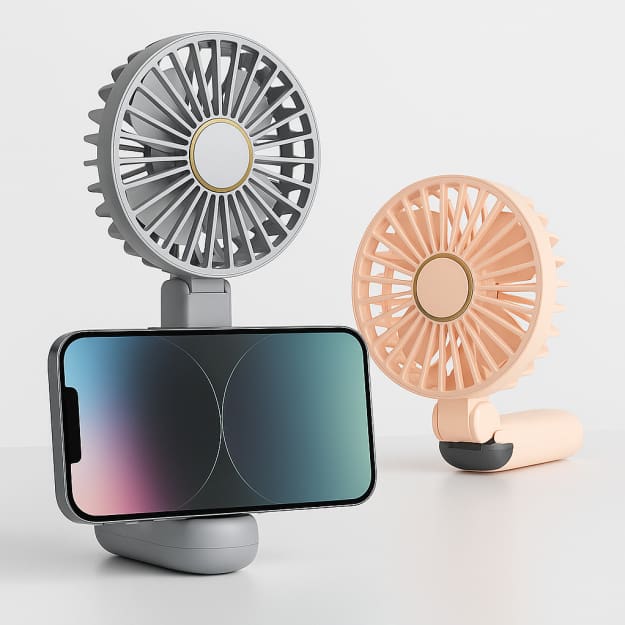 Portable Foldable Mini Fan with Phone Stand