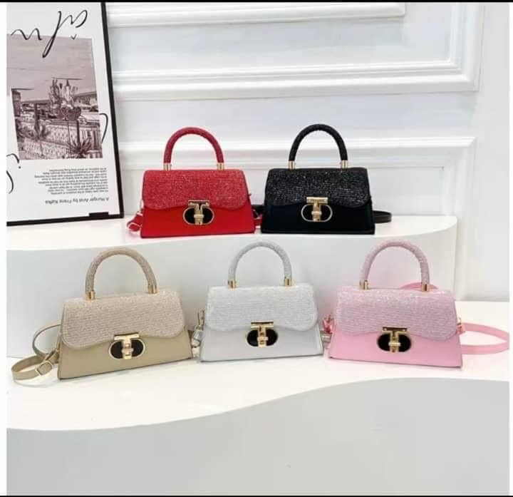 Luxury Women’s Glitter Top-Handle Handbag