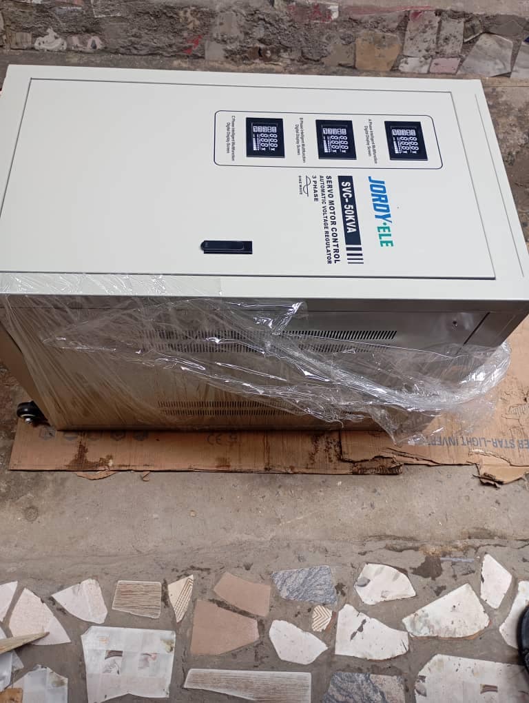 SVC-50KVA Industrial Automatic Voltage Regulator (AVR) – JORDY ELE - Image 3