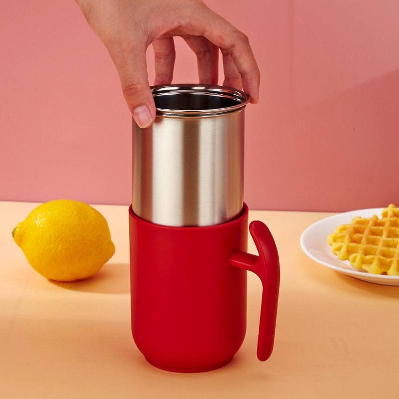 Luckypie 500ML Stainless Steel Mug with Lid - Image 2