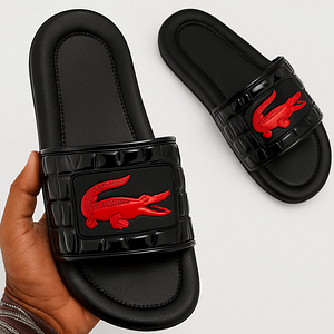 Lacoste Croco Slides