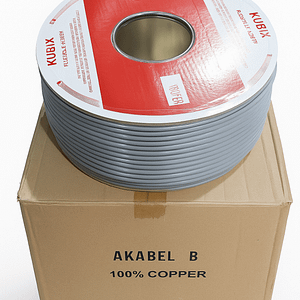 KUBIX UTP 2 Pair Network Cable – 100% Copper (AKABEL B Box)