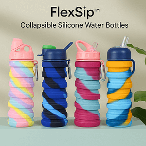 FlexSip Collapsible Silicone Water Bottle