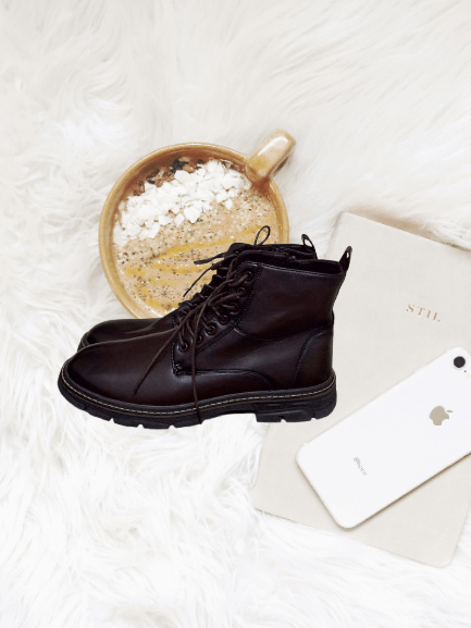 Men’s Brown Leather Combat Boots - Image 3